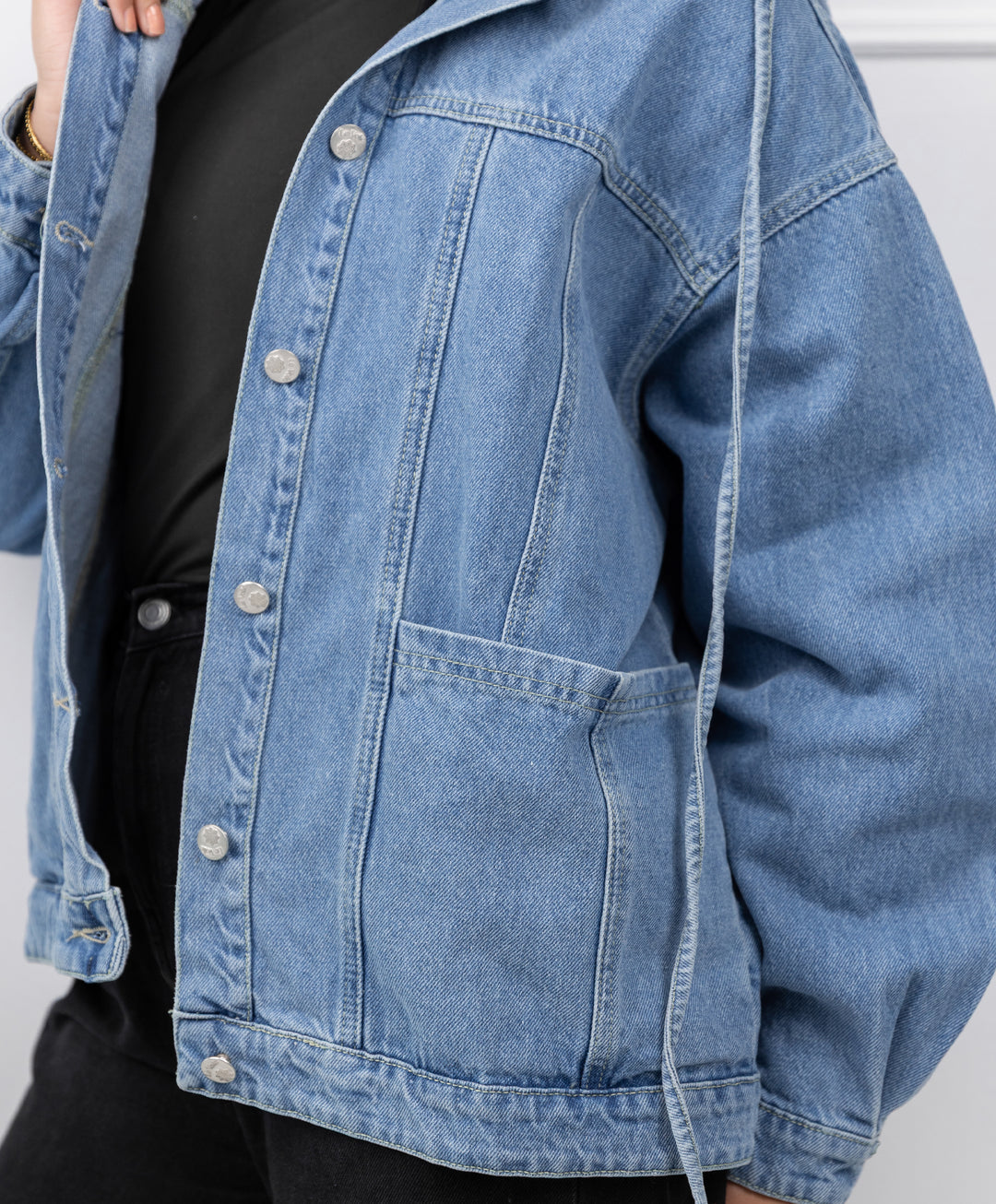 Relaxed Hooded Denim