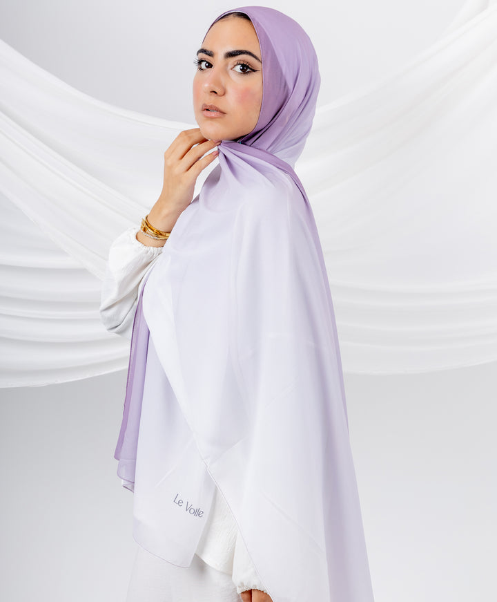 Gradient Chiffon Scarf