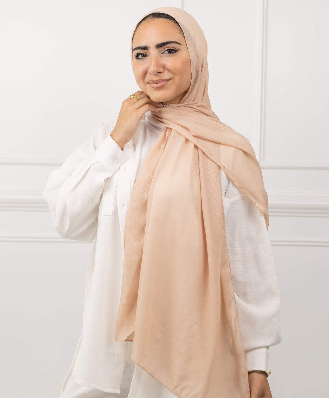 Elegance Crinkle Chiffon Scarf