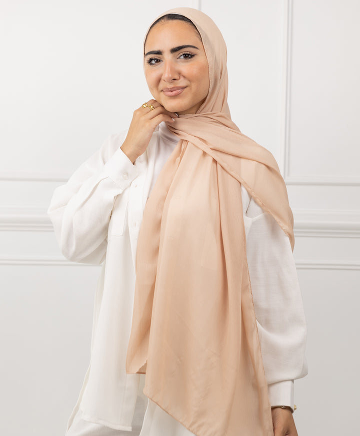 Elegance Crinkle Chiffon Scarf