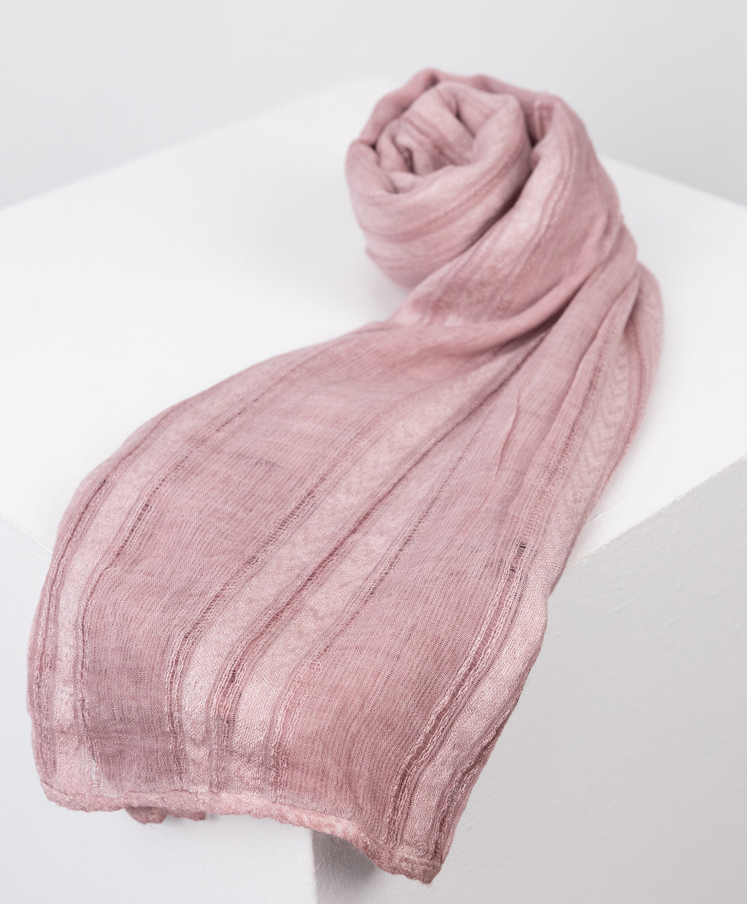 Striped Linen Scarf
