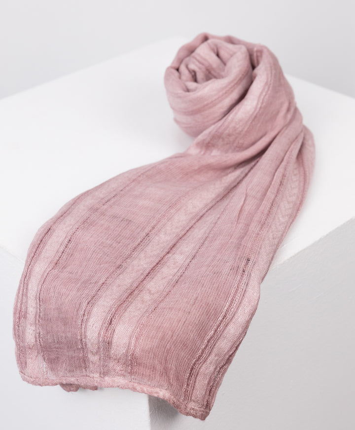 Striped Linen Scarf
