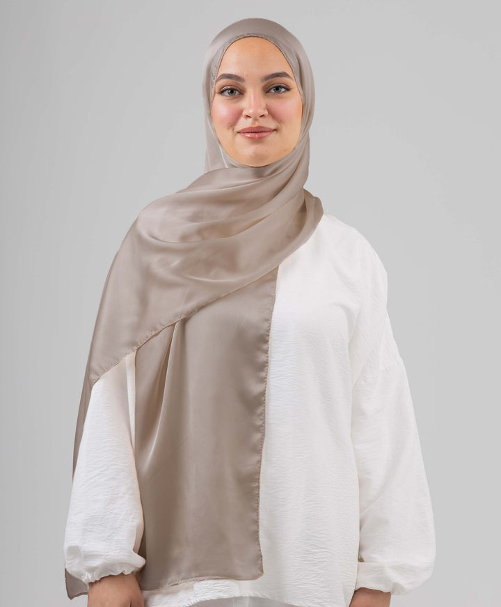 Plain Silk Scarf