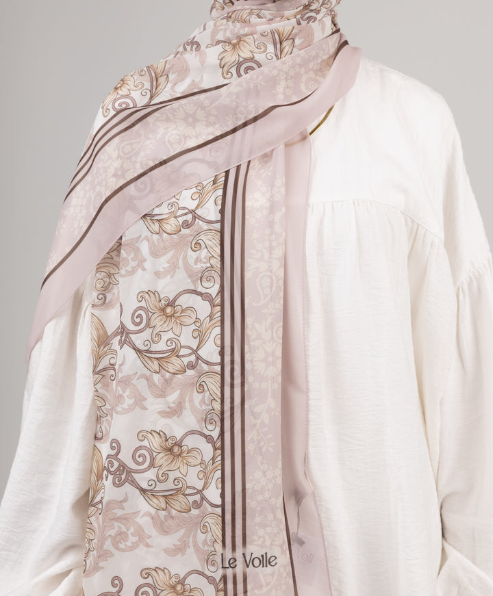 Quill Chiffon Scarf