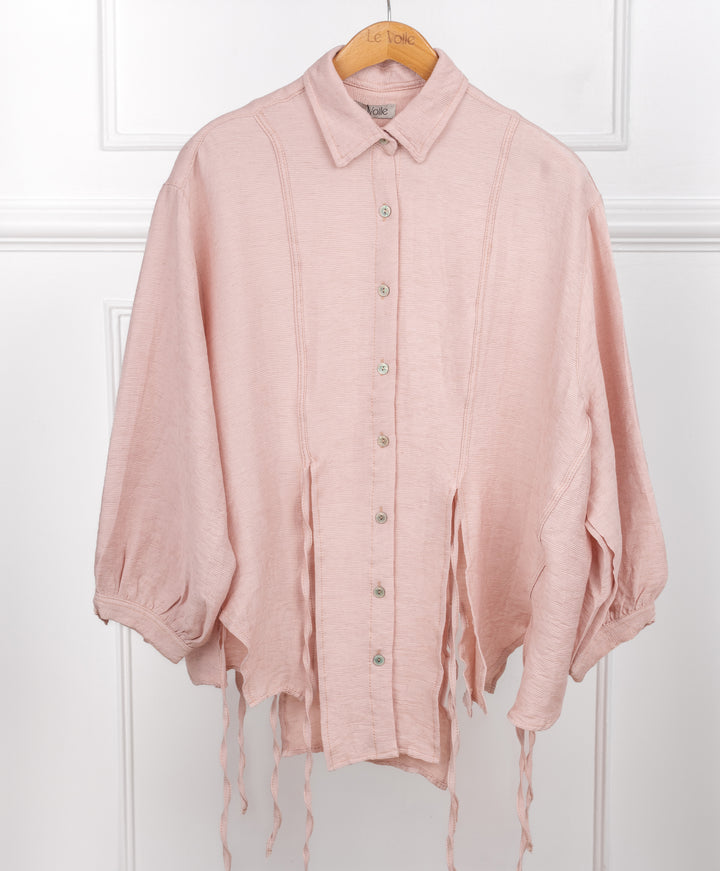 Tassel Linen Shirt