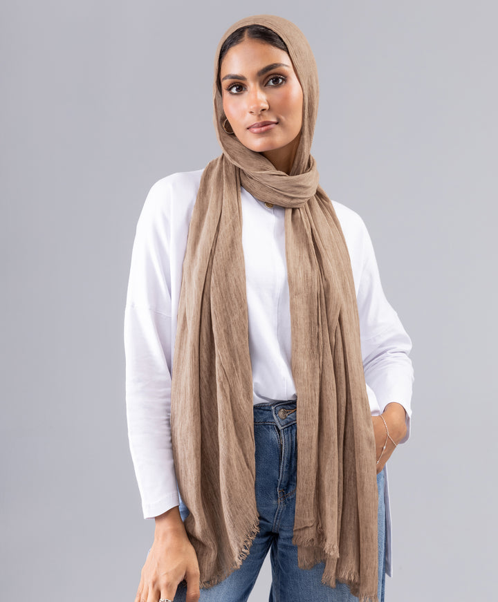 Marble Linen Scarf