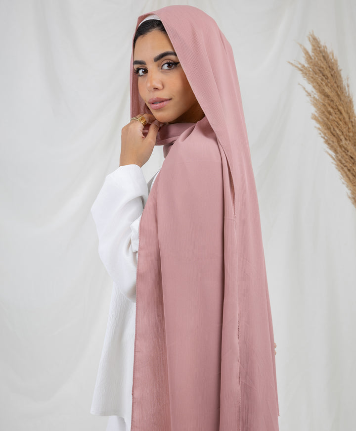 Pure Chiffon Crinkle Scarf