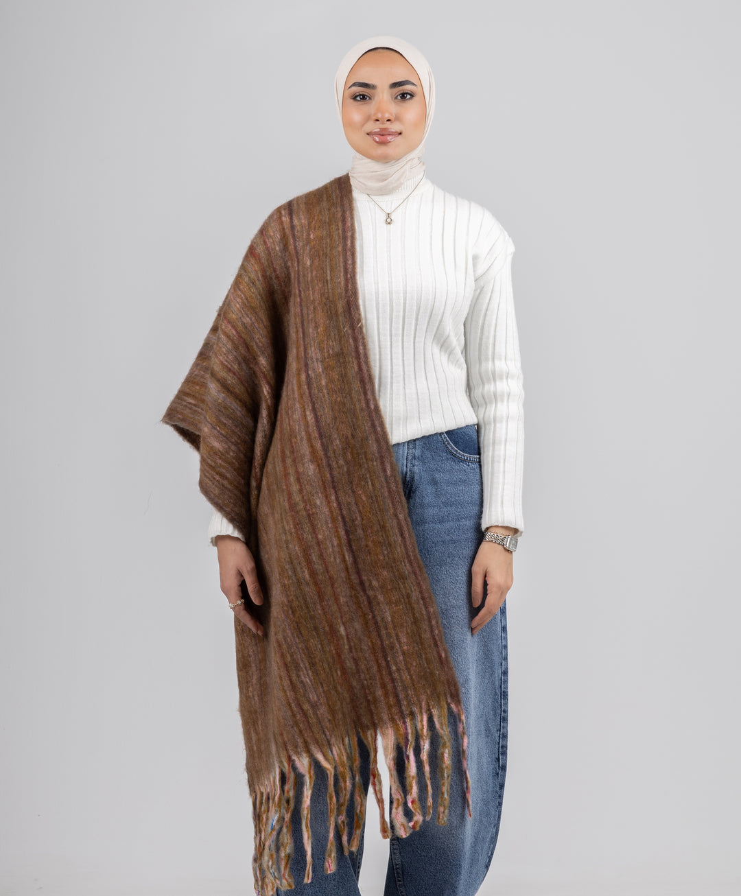 Boho Winter Shawl