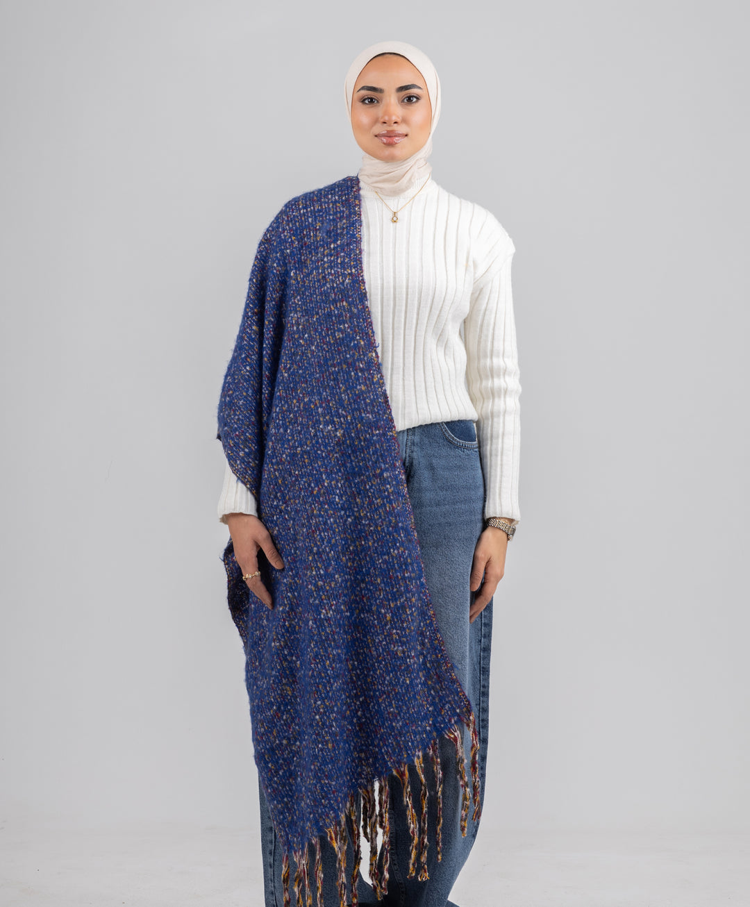 Speckle Winter Shawl