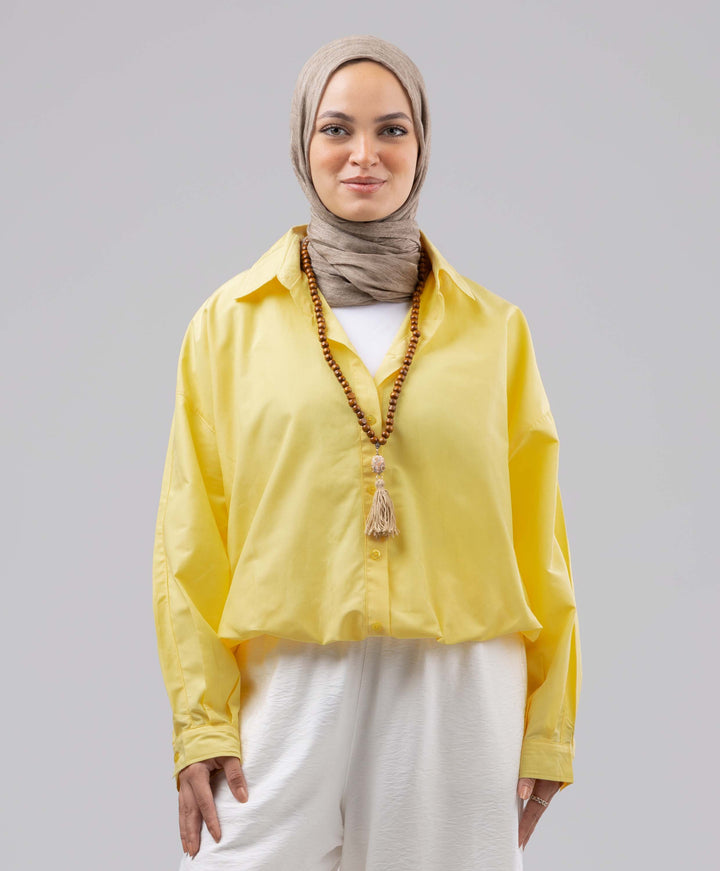 Basic Button Blouse