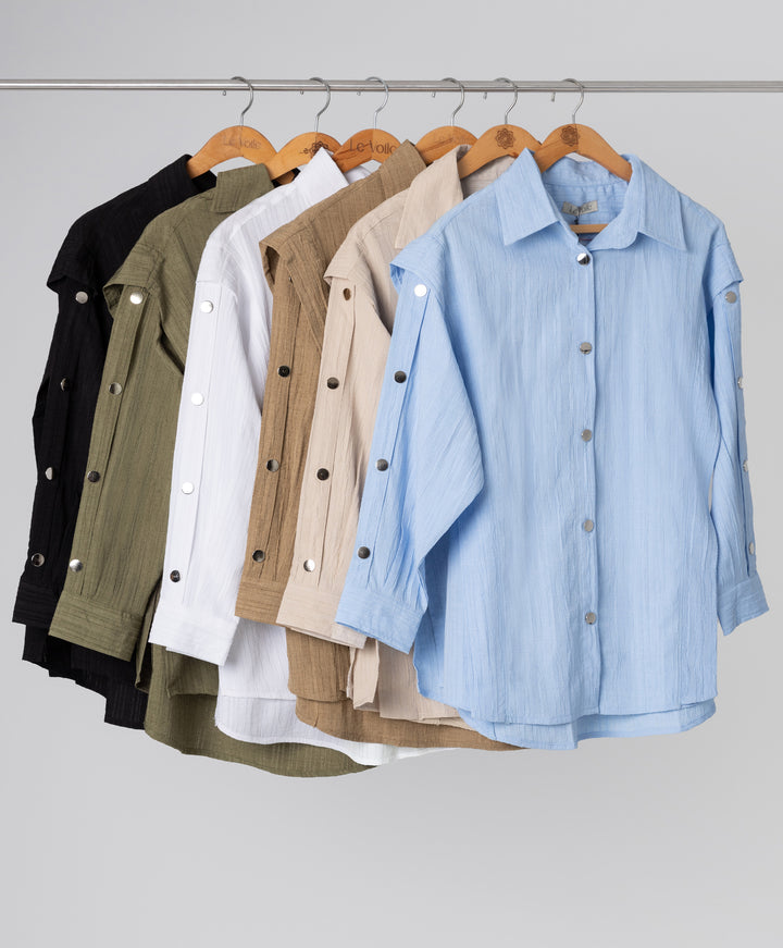 Buttoned Crushed Shirt