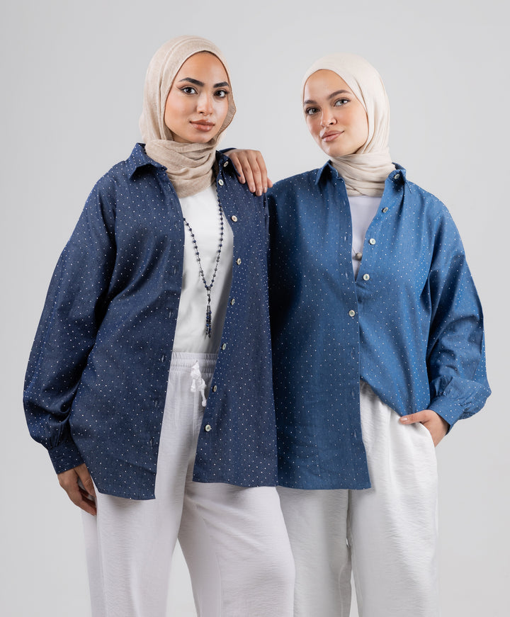 Bling Denim Shirt