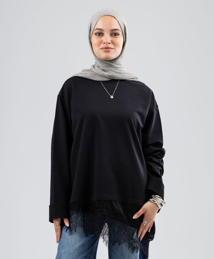 Lace Trim Shirt