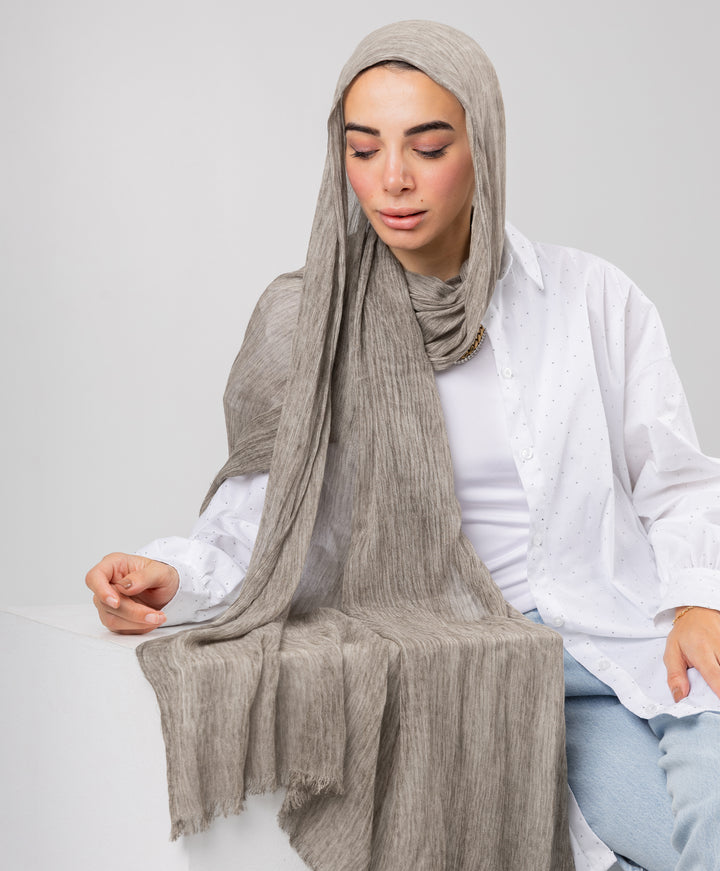 Marble Linen Scarf