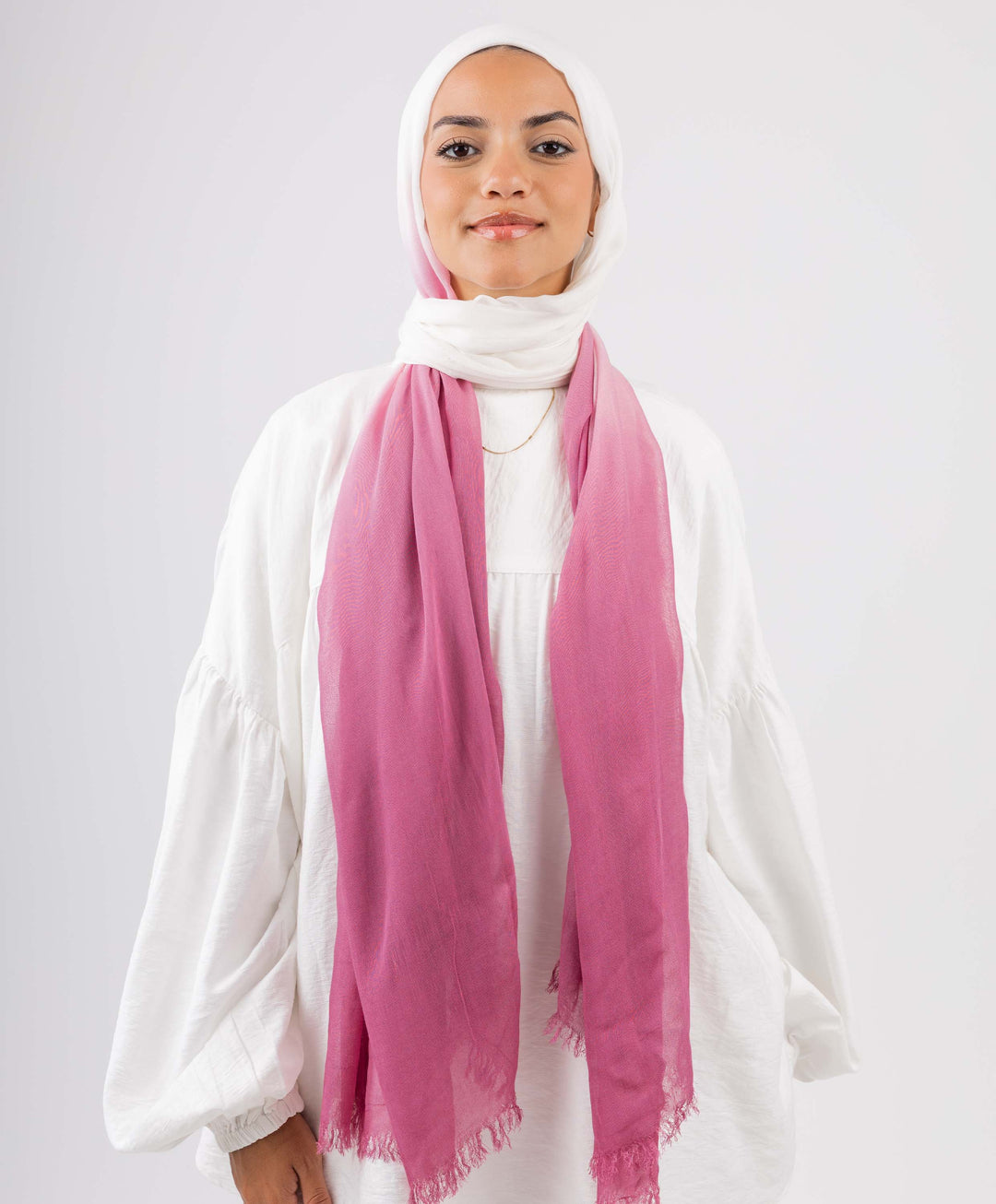 Gradient Cotton Scarf