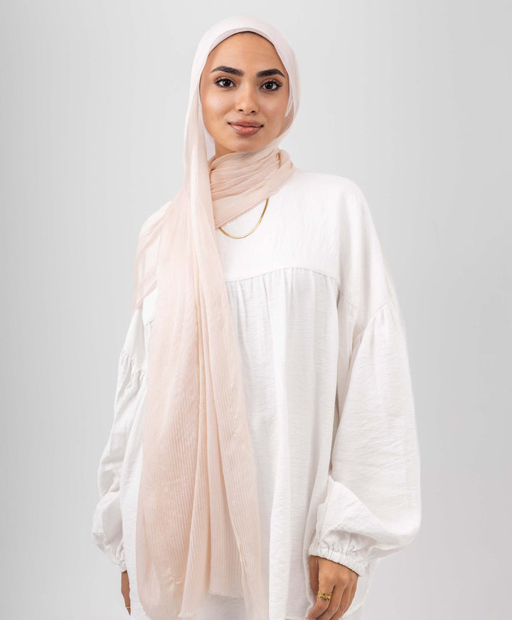 Striped Soft Linen Scarf