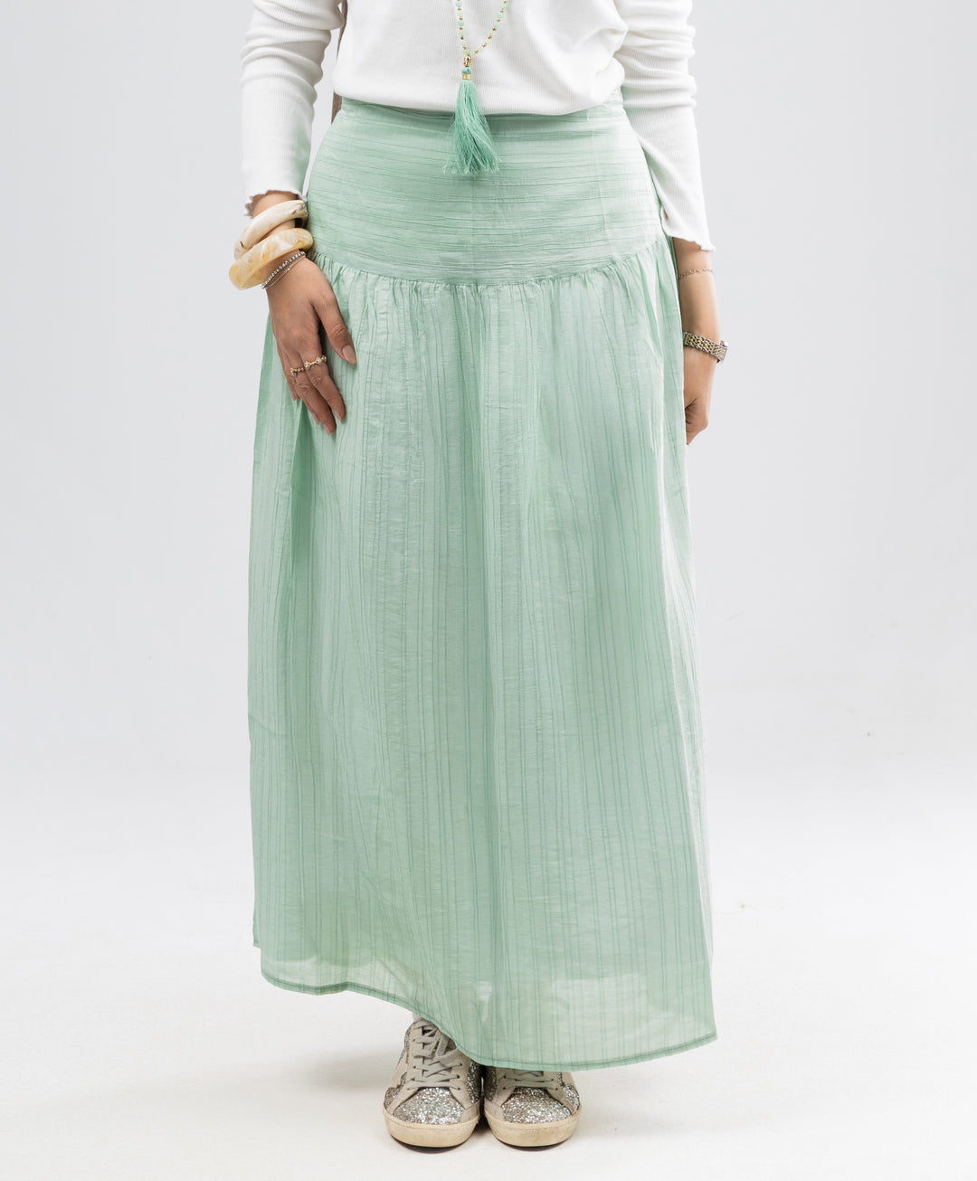 Boho Linen Skirt