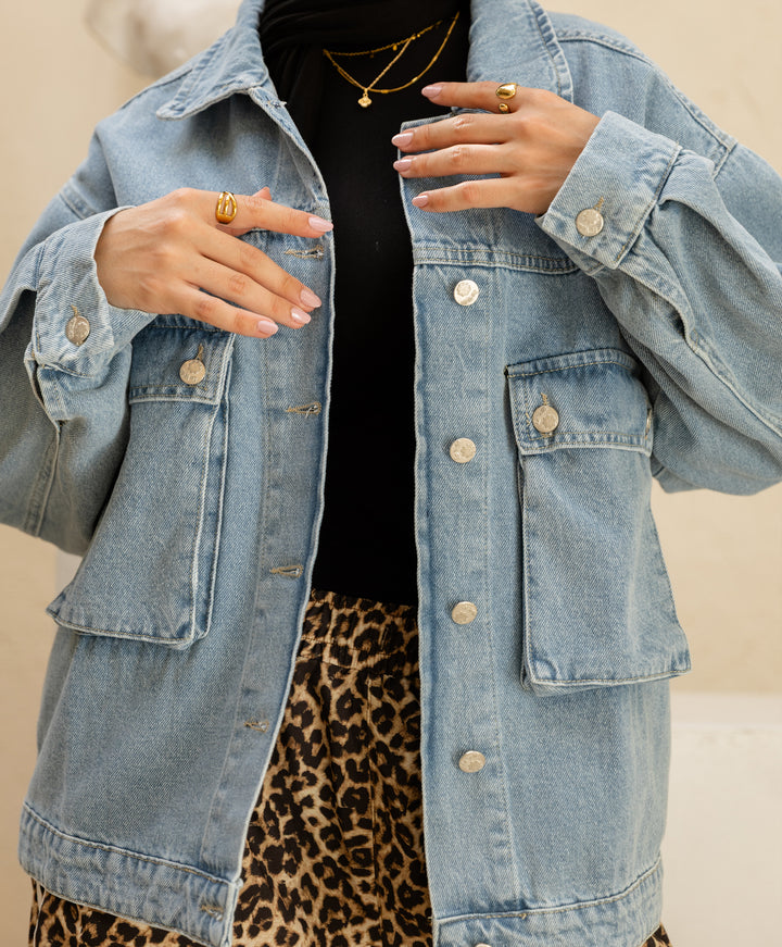 Basic Pockets Denim Shirt