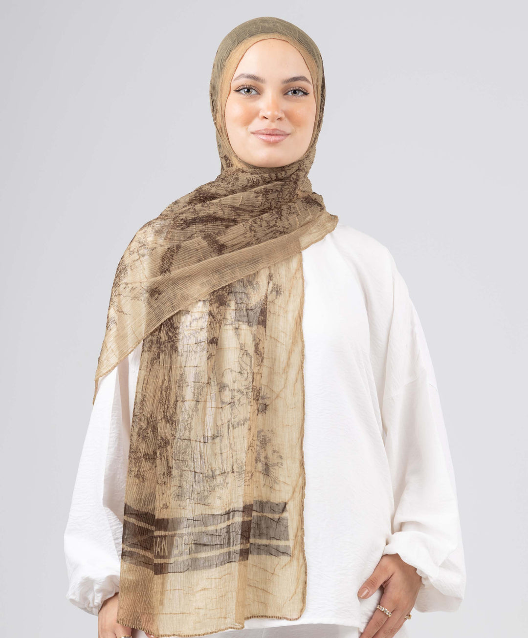 Classic Luxury Crushed Scarf