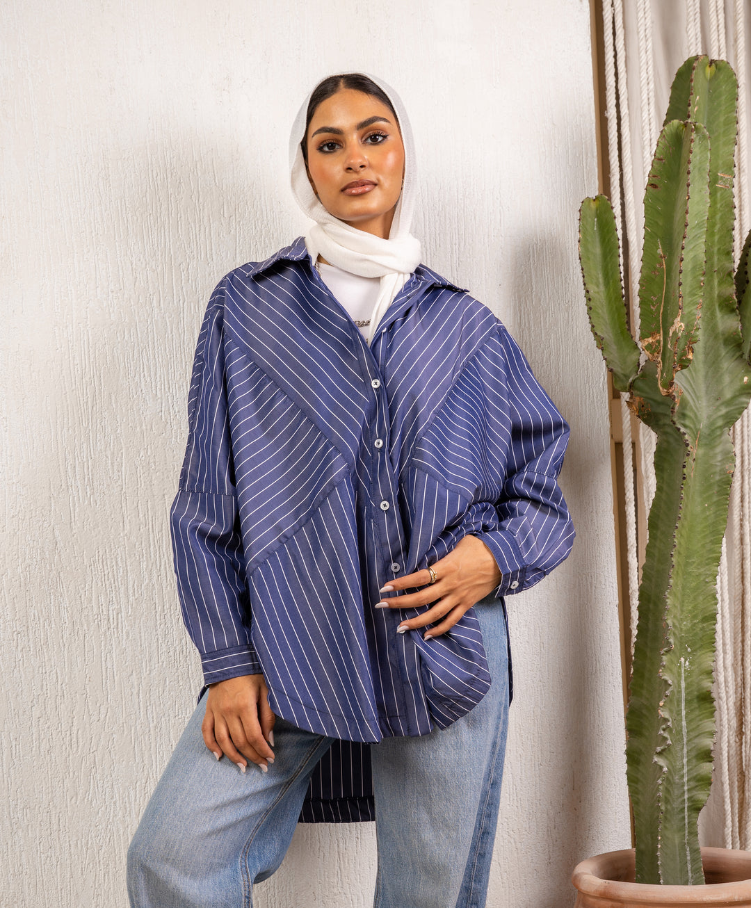 Striped Poplin Shirt