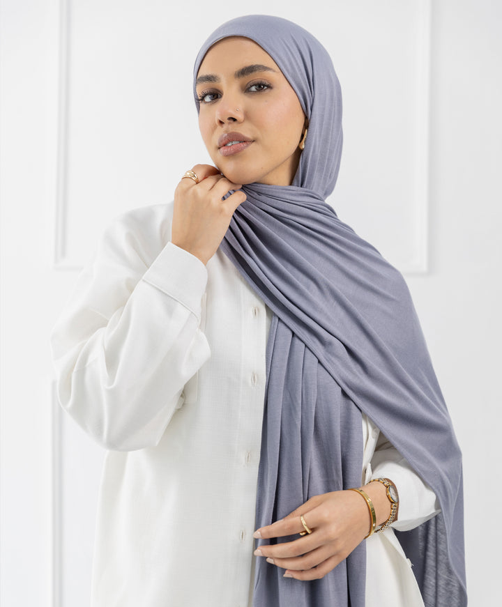 Plain Cotton Lycra Scarf