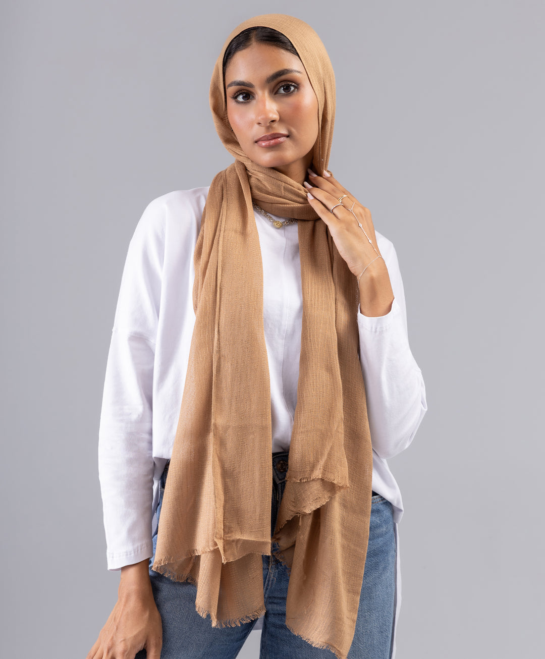 Bubbly Linen Scarf