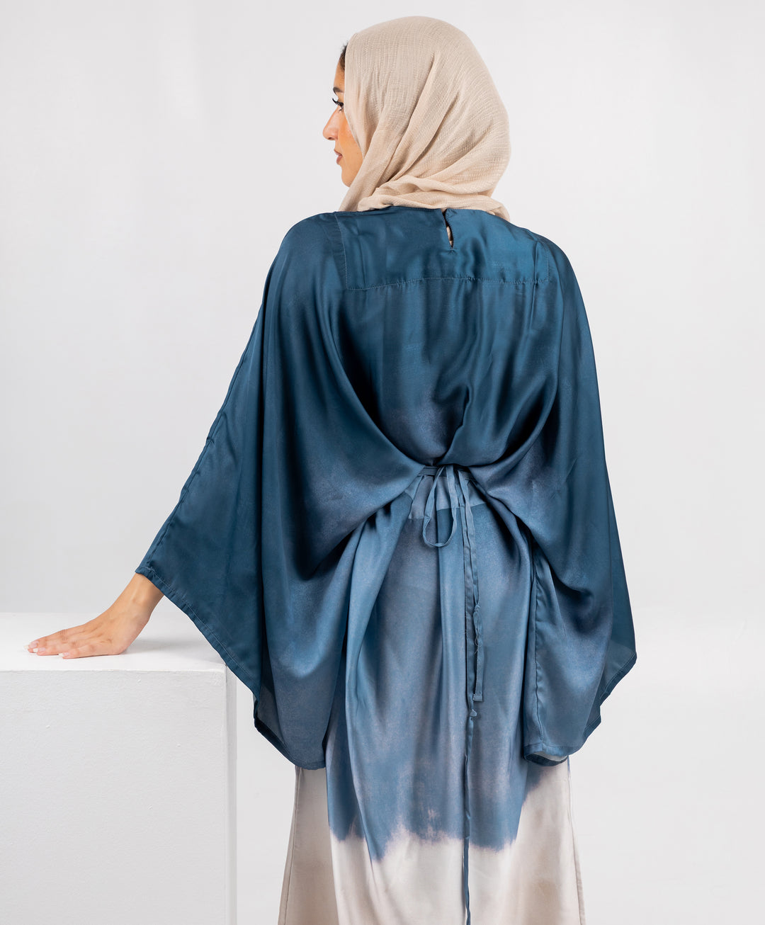 Gradient Satin Dress