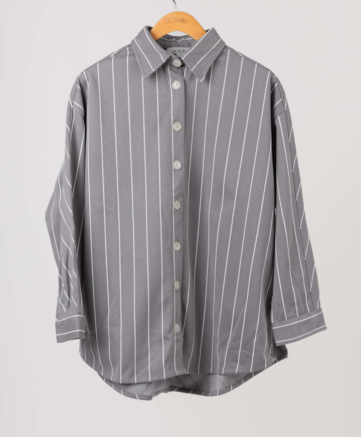 Stripe Wool Shirt