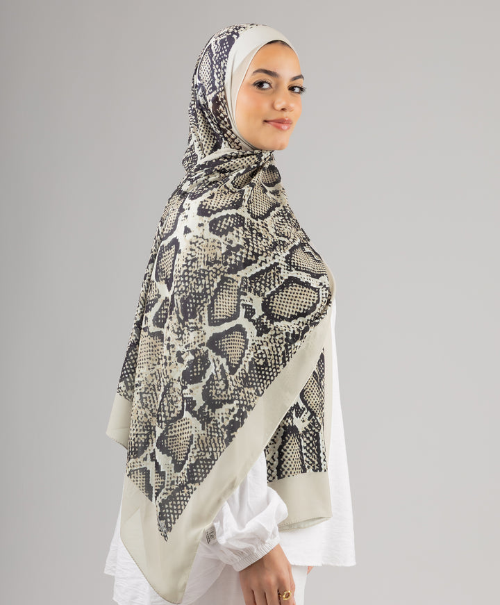 Scale Chiffon Scarf