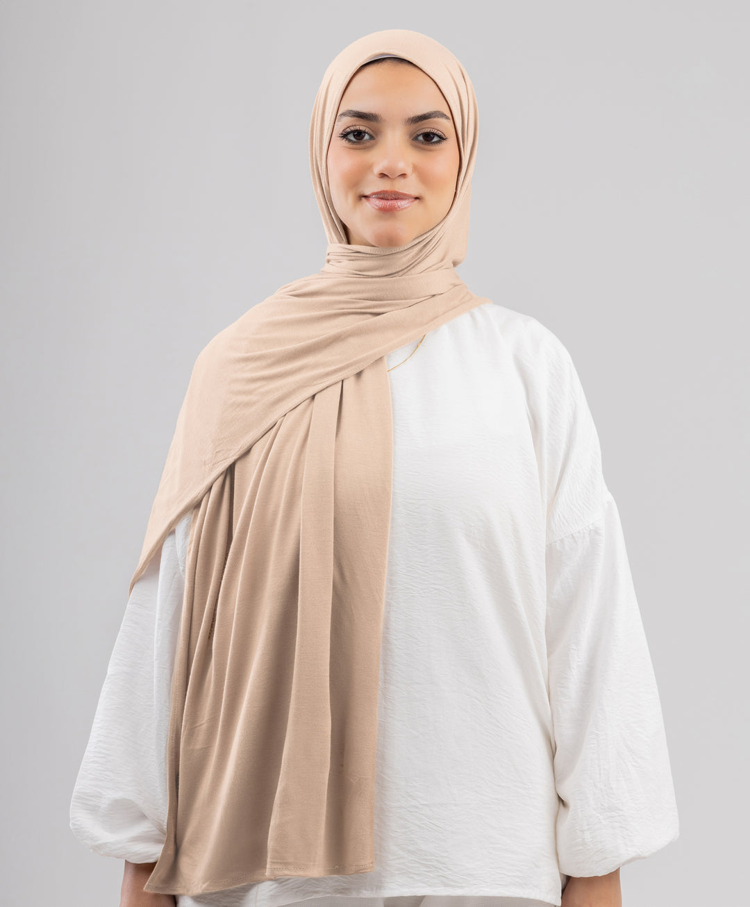 Plain Cotton Lycra Scarf