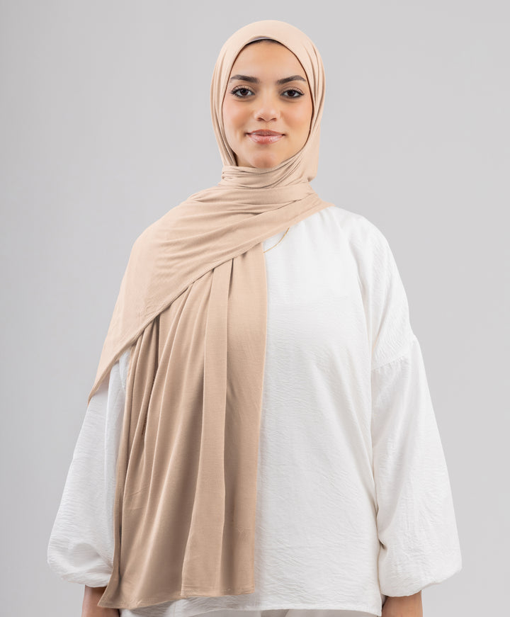 Plain Cotton Lycra Scarf