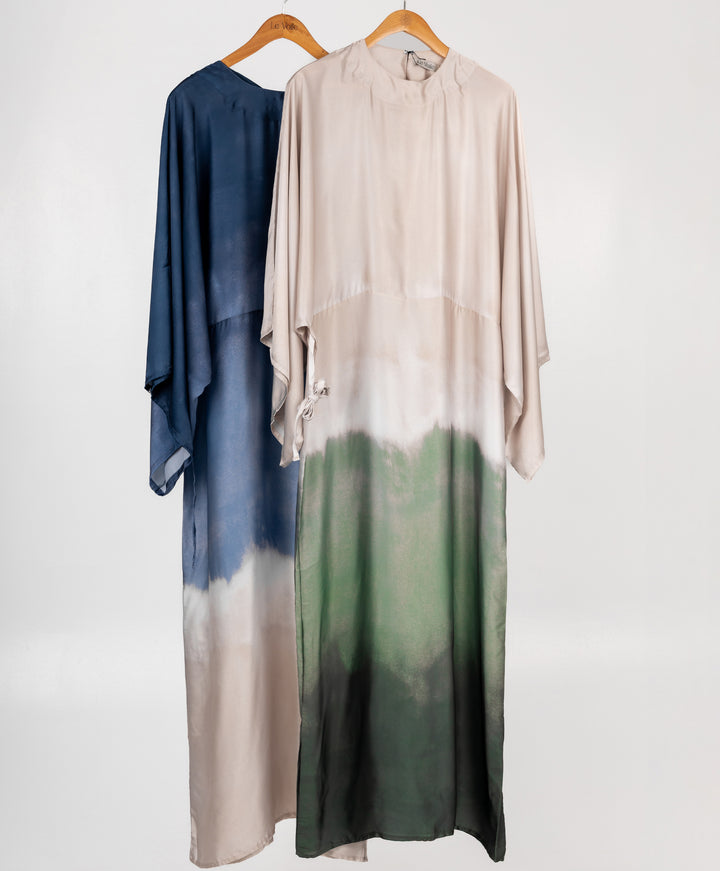 Gradient Satin Dress