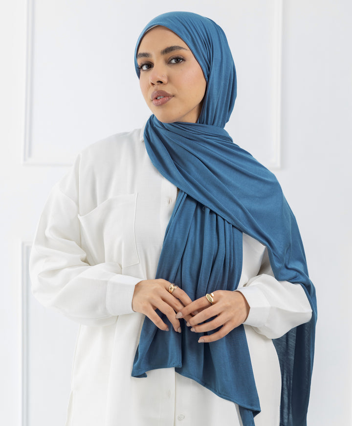 Plain Cotton Lycra Scarf