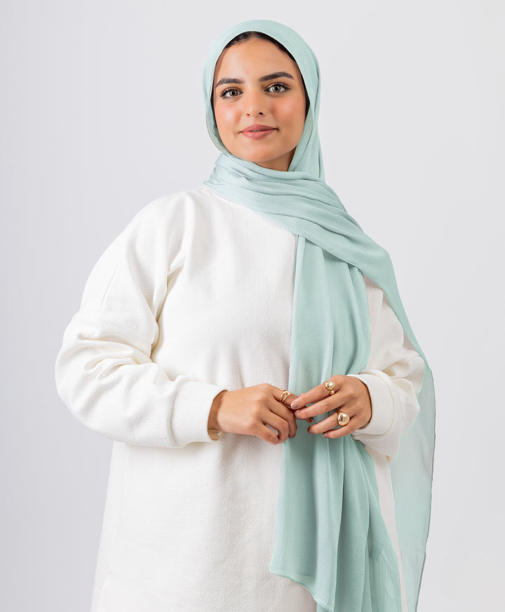 Silk Crinkle Scarf