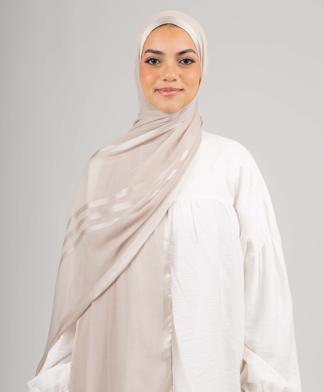 Glowy Crinkle Satin Scarf
