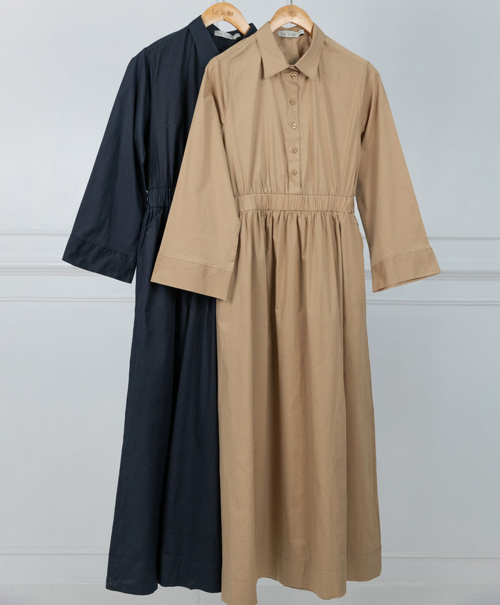 Casual Poplin Dress