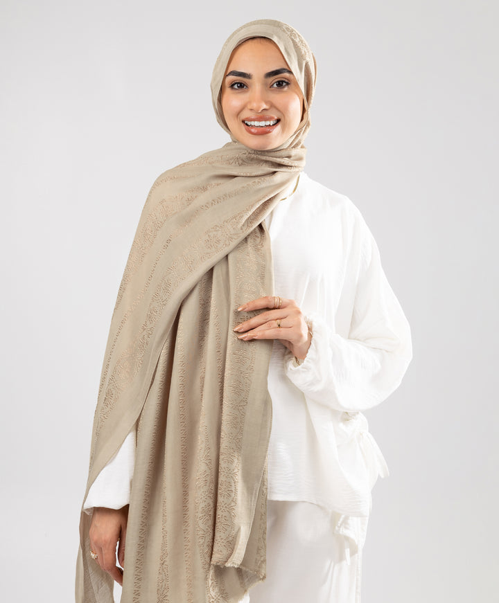 Majestic Linen Scarf