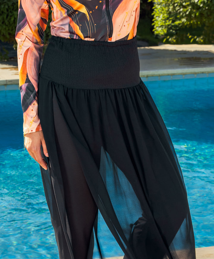 Black Waist Cover Up