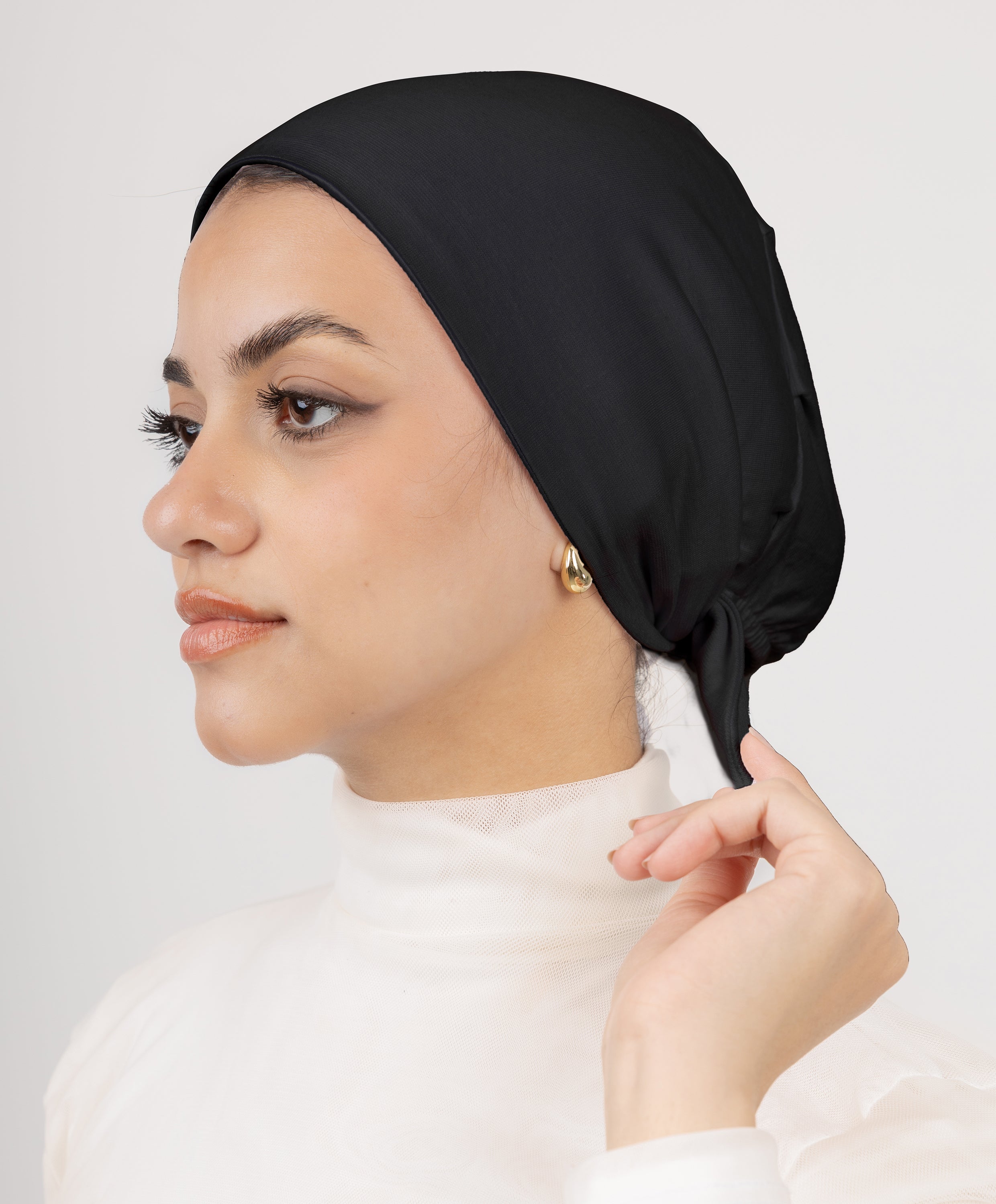 silk under hijab cap