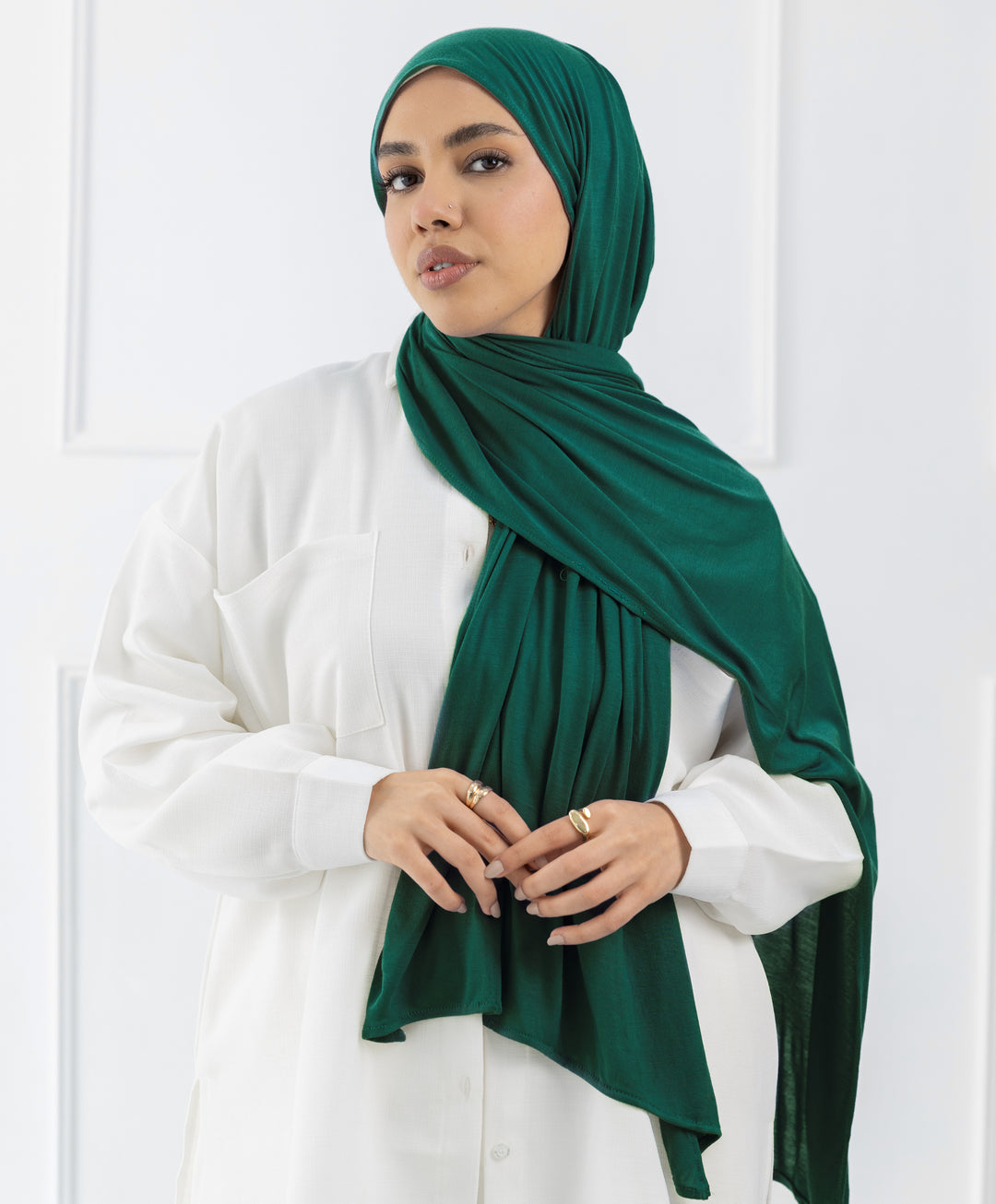Plain Cotton Lycra Scarf