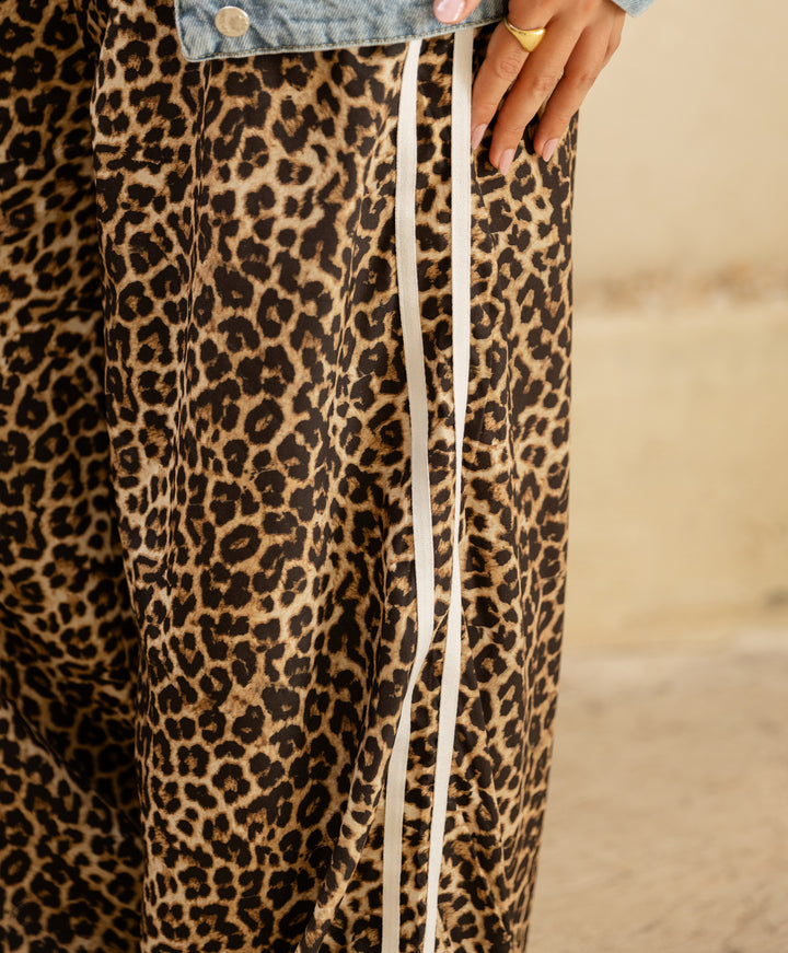 Leopard Stripes Pants