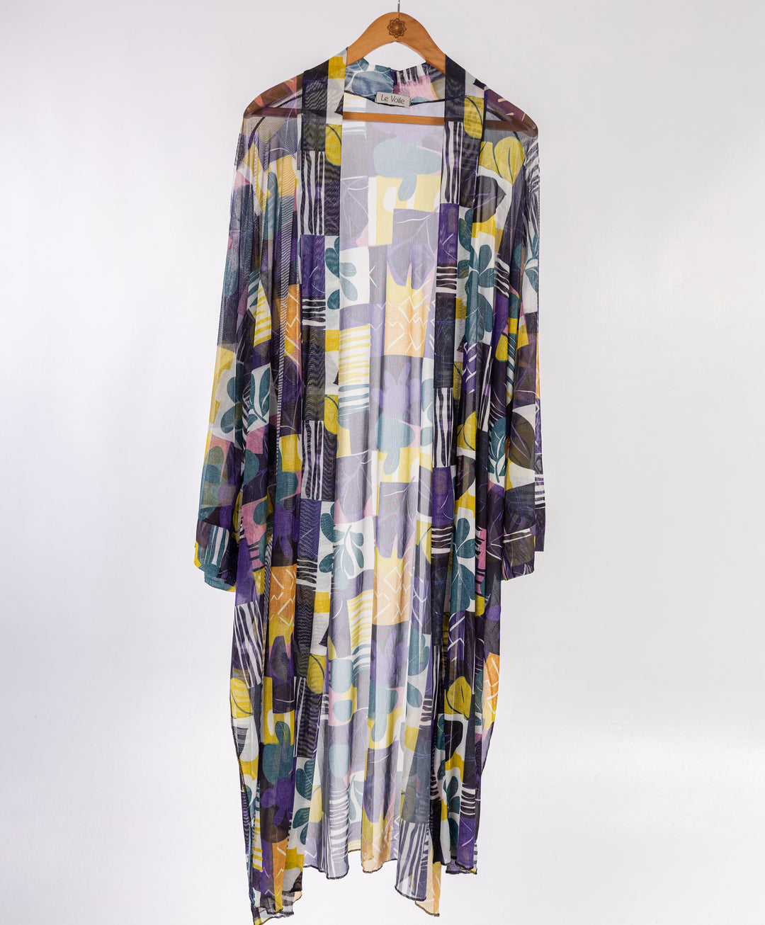 Printed Tulle Kimono