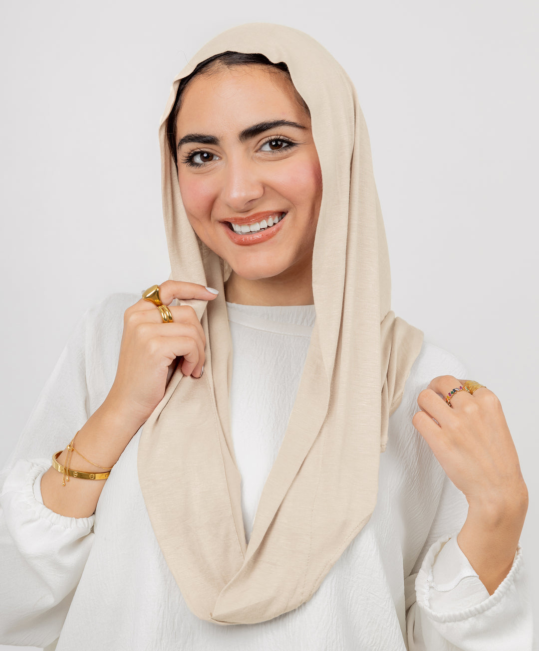 Easy Closed Wrap Scarf