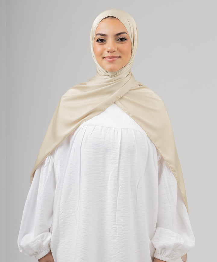 Plain Pure Silk Scarf