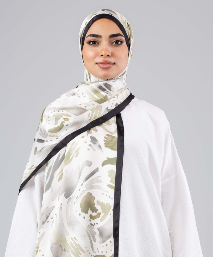 Artistic Luxury Silk Scarf