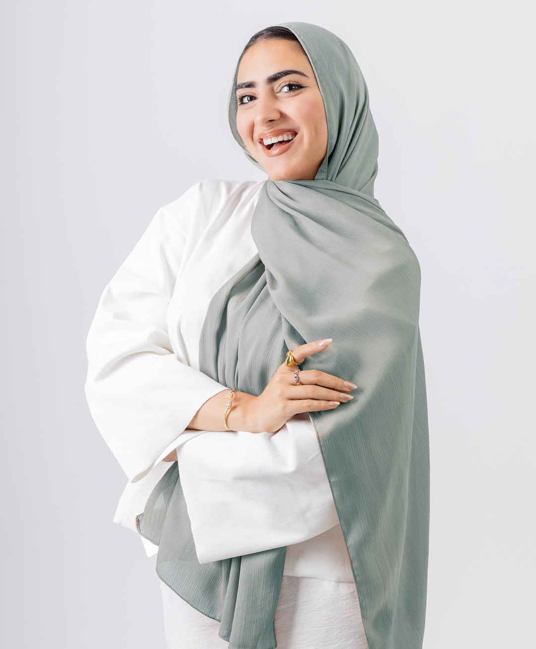 Silk Crinkle Scarf