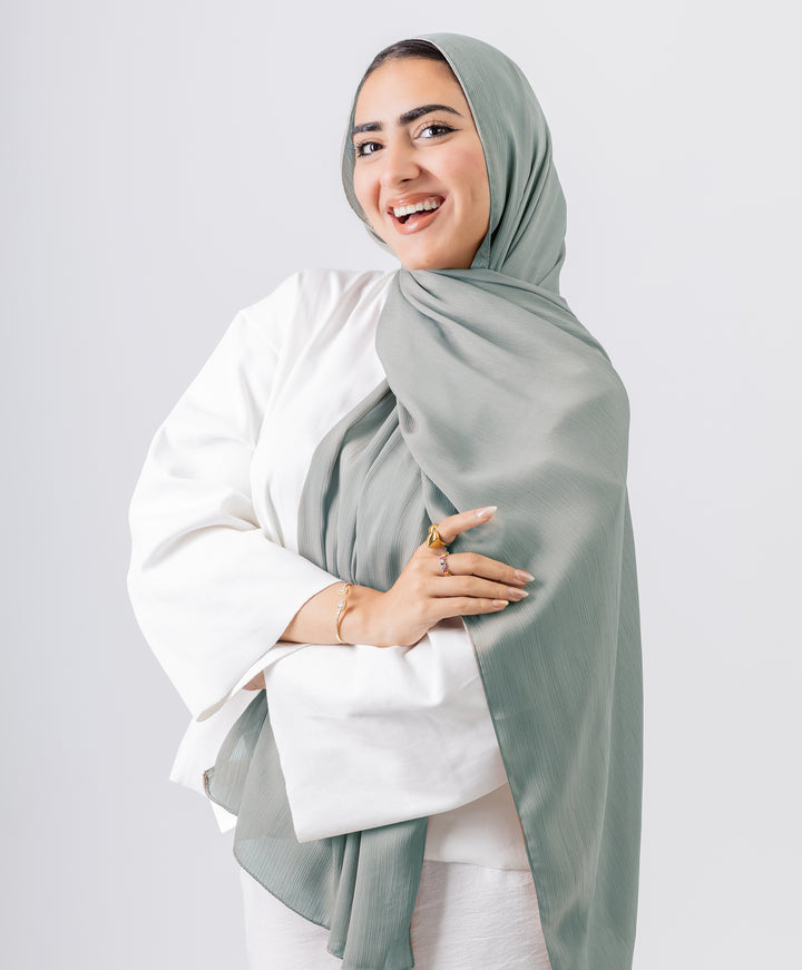 Silk Crinkle Scarf