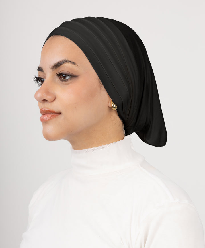 Pleated Cotton Lycra Underscarf
