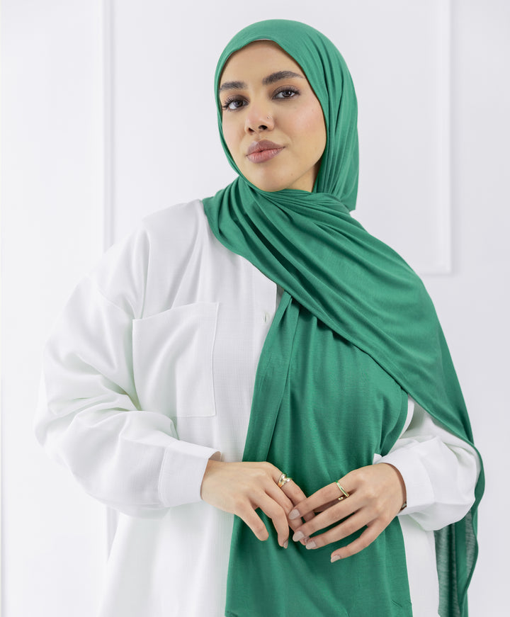 Plain Cotton Lycra Scarf