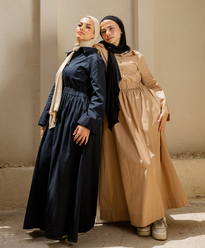 Casual Poplin Dress